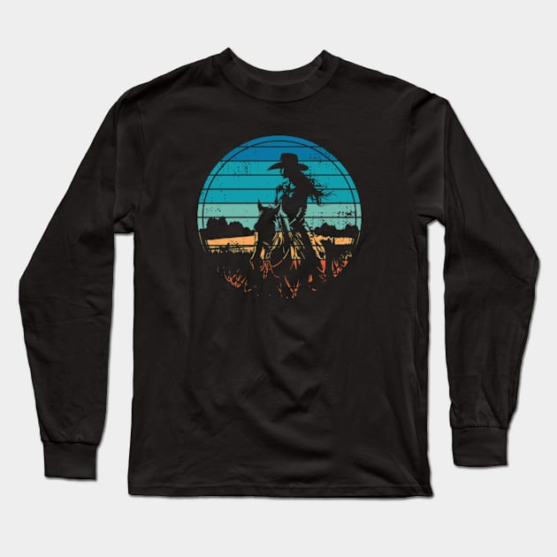 Horseback Riding Long Sleeve T-Shirt by Cun-Tees!